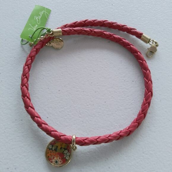 Vera Bradley Bittersweet Floral Bangle And Braided Charm Bracelet Set NWT - Picture 10 of 12